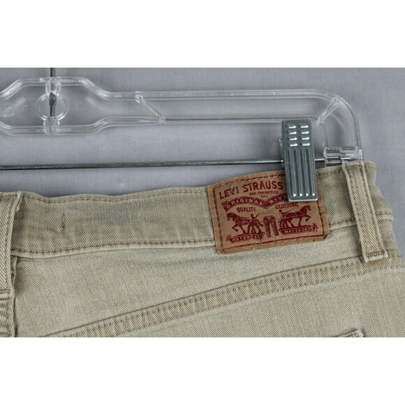 Levi's 311 Shaping Skinny Button Fly Stretch Denim Jeans Beige Size 30 Casual - Picture 9 of 16